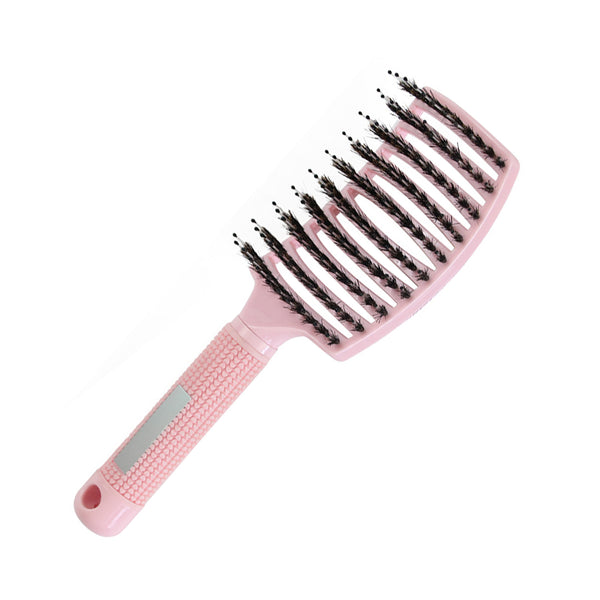 Brosse cheveux démêlante incurvée innovante anti-noeuds