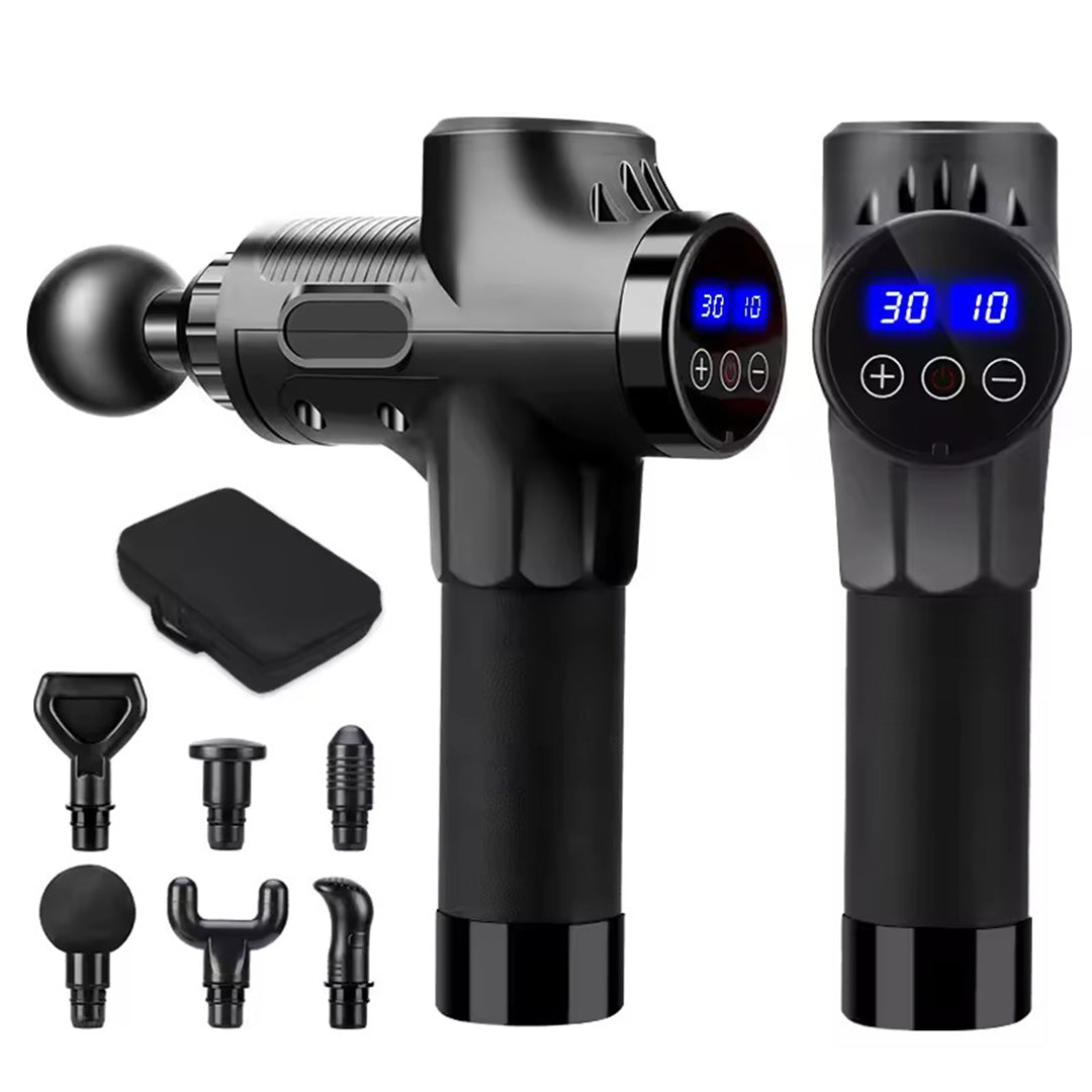 Pistolet de massage et de récupération visage et corps - Idéal sportifs et détente - Vitesse adaptable